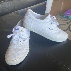 White checkered VANS LIKE NEW 😀